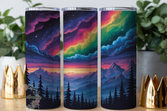 Aurora Mountain Forest 20oz Tumbler Wrap Review