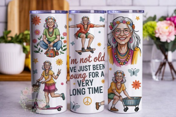 Bohemian Grandma Active Life Tumbler Design Review