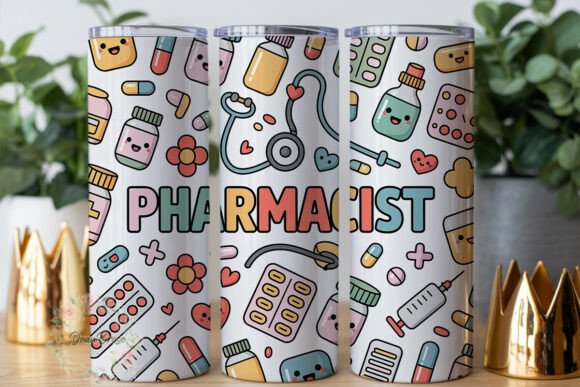Cheerful Pharmacy Doodle 20oz Tumbler Review