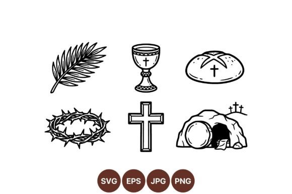 Christian Easter Symbols SVG Set: A Designer's Review
