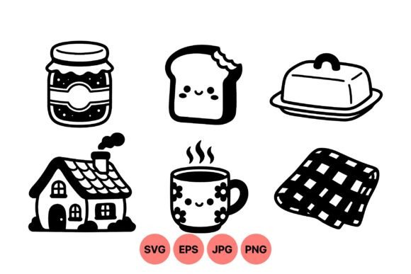 Cute Cozy Kitchen SVG Clipart: A Designer's Review