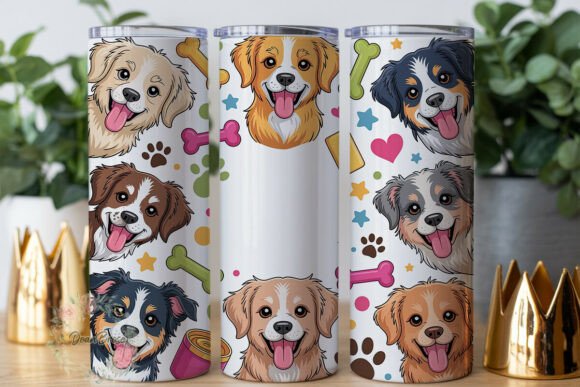 Dog Faces Pet Theme 20oz Tumbler Wrap Review