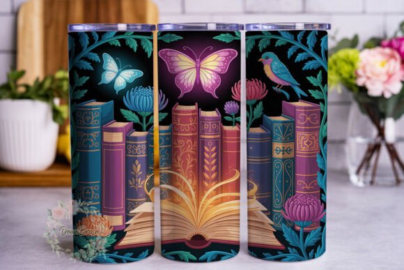 Enchanted Book Magic Tumbler Wrap PNG Review