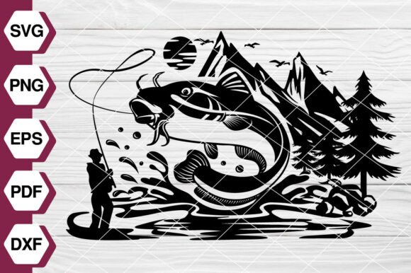 Fishing Scene SVG Review: A Bass Design for Real Projects