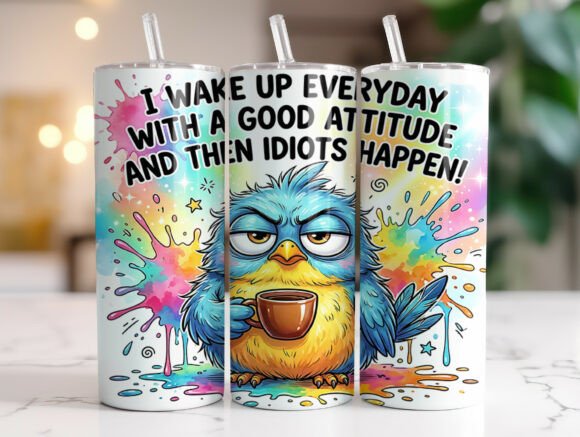 Grumpy Bird Coffee Attitude: A Designer's Take