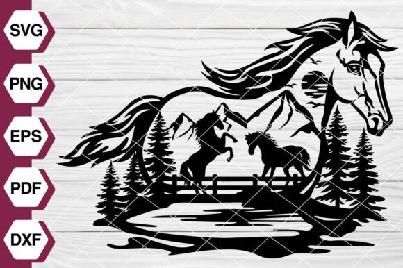Horse Scene SVG EP638: A Designer's Field Review