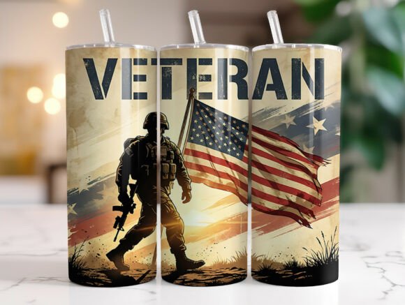 Military Veteran American Flag Tumbler: A Designer's Review