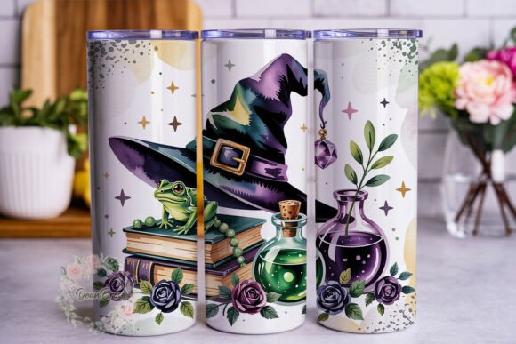 Mystical Witch Hat Frog 20oz Tumbler: A Designer's Review