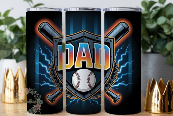 Neon DAD Baseball 20oz Tumbler Wrap Review