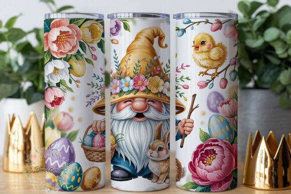Pastel Gnome Easter Scene 20oz Tumbler Review