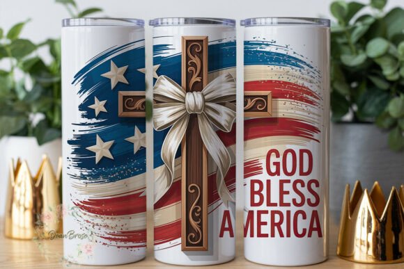Patriotic Cross Bow 20oz Tumbler Wrap Review