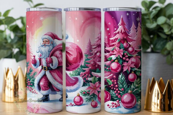 Pink Christmas Santa: A Designer's Review for Holiday Projects