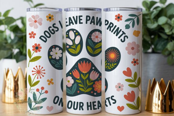 Review: Floral Paw Print 20oz Tumbler Wrap for Crafts