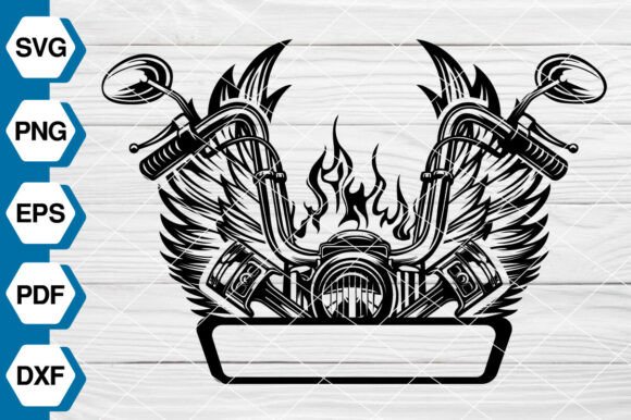 Review: Motorcycle Silhouette Black SVG EP659 for Embroidery