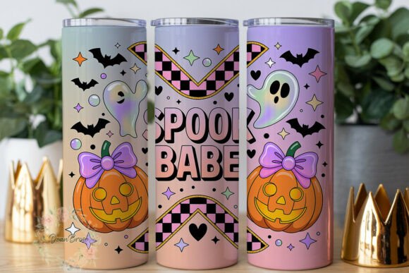 Review: Spooky Babe Pink Halloween 20oz Tumbler Design