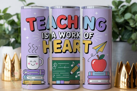 Review: Teacher Fuel Books Apple 20oz Tumbler Design