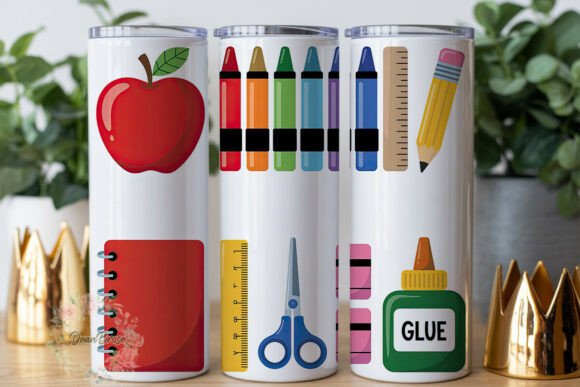 Review: Teacher School Supplies 20oz Tumbler Design