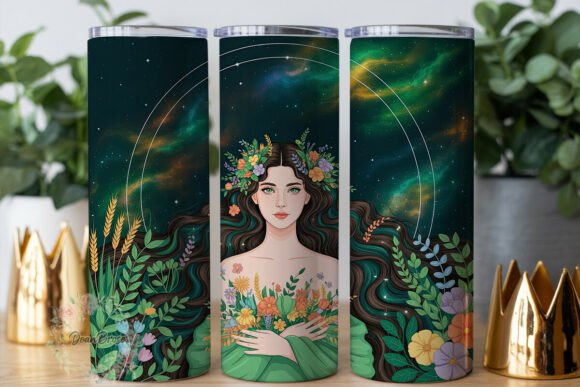 Review: Virgo Celestial Maiden 20oz Tumbler Wrap Design