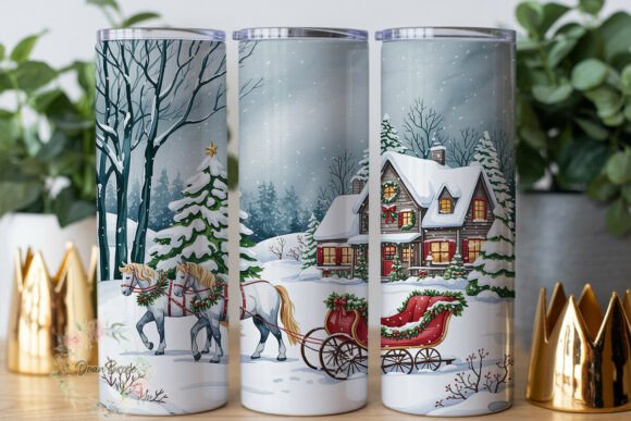 Review: Winter Sleigh Ride 20oz Tumbler Wrap