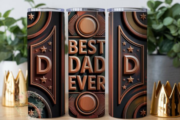 Rustic Carved Leather Dad 20oz Tumbler Review
