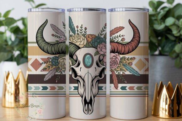 Southwest Skull Floral 20oz Tumbler Wrap Review