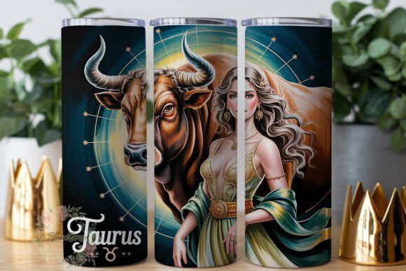 Taurus Zodiac Woman Bull 20oz Tumbler Design Review