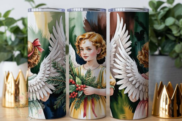Vintage Angelic Girls 20oz Tumbler Wrap Review