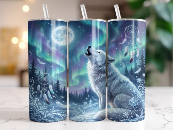 White Wolf Aurora 20oz Tumbler Wrap: A Designer's Review